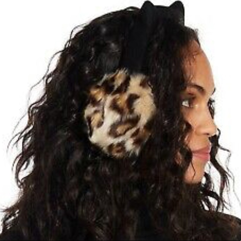 Kate Spade Faux Fur Leopard Earmuffs!